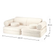 Wigiwama® Cream White Settee Sitzgruppe Wigiwama® Cream White Settee Sitzgruppe