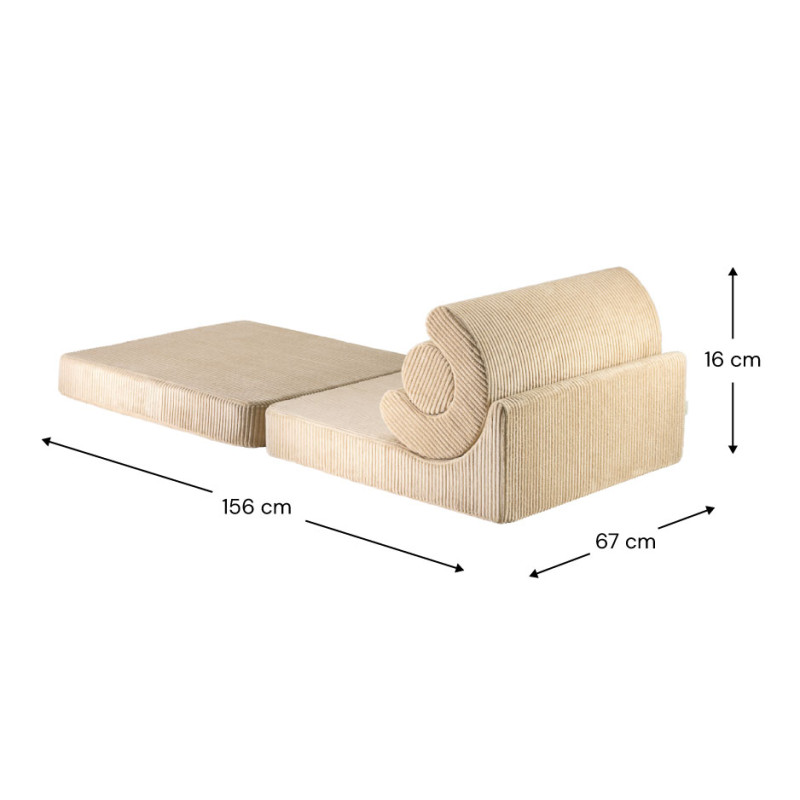 Ausklappbarer Kindersessel Wigiwama® – Brown Sugar Flipster Ausklappbarer Kindersessel Wigiwama® – Brown Sugar Flipster