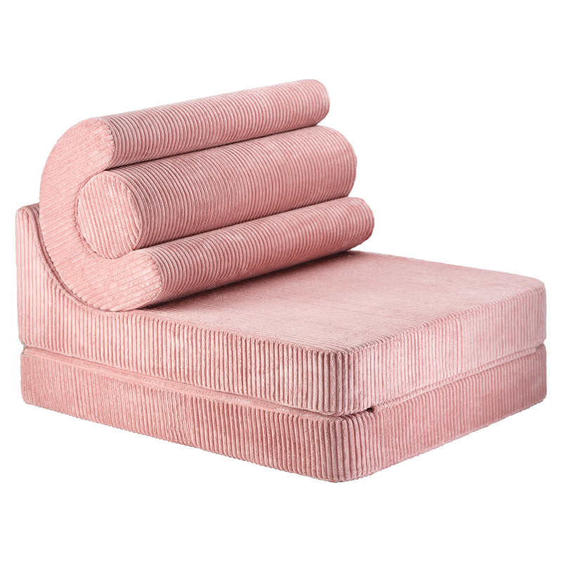 Ausklappbarer Kindersessel Wigiwama® – Pink Mousse Flipster Ausklappbarer Kindersessel Wigiwama® – Pink Mousse Flipster