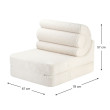 Ausklappbarer Kindersessel Wigiwama® – Cream White Flipster Ausklappbarer Kindersessel Wigiwama® – Cream White Flipster