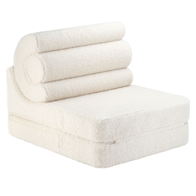 Ausklappbarer Kindersessel Wigiwama® – Cream White Flipster Ausklappbarer Kindersessel Wigiwama® – Cream White Flipster
