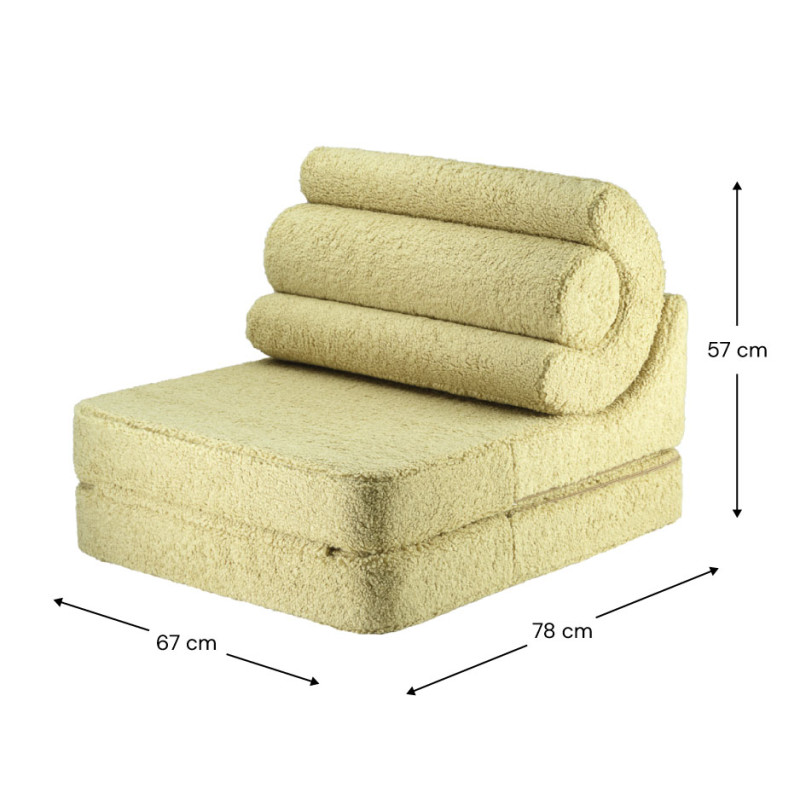 Ausklappbarer Kindersessel Wigiwama® – Matcha Flipster Ausklappbarer Kindersessel Wigiwama® – Matcha Flipster