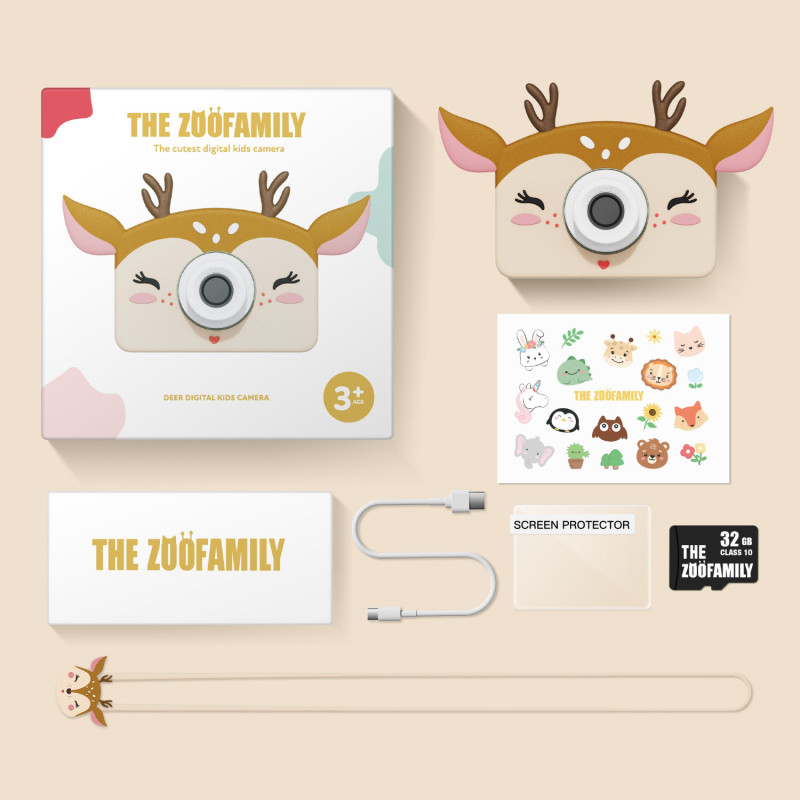 The Zoofamily Kinder-Digitalkamera Rehkitz