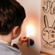 The Zoofamily Kinder-Taschenlampe Waschbär