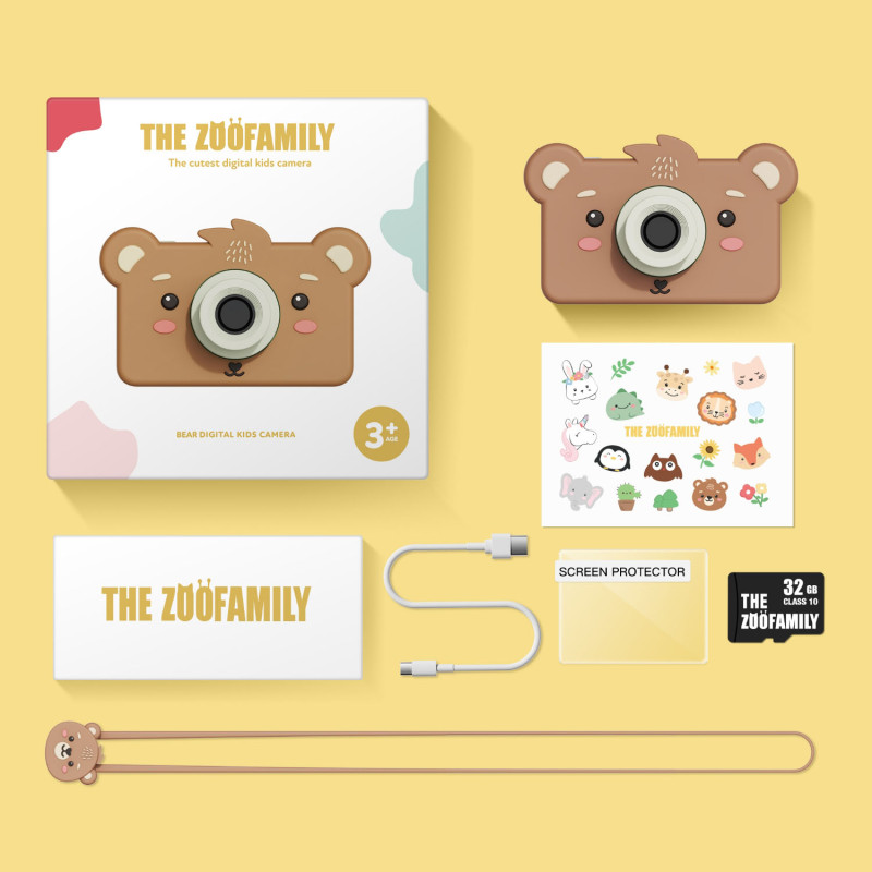 The Zoofamily Kinder-Digitalkamera Bär The Zoofamily Kinder-Digitalkamera Bär