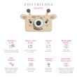 The Zoofamily Kinder-Digitalkamera Giraffe The Zoofamily Kinder-Digitalkamera Giraffe