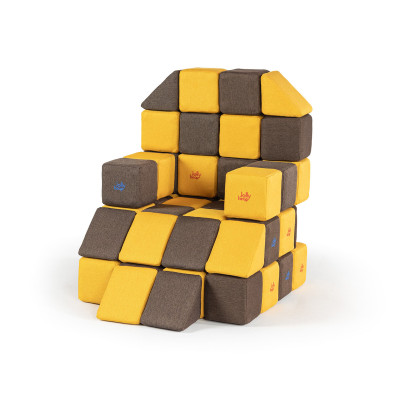 Magnetbausteine JollyHeap Medium Set mit 50 Blöcken