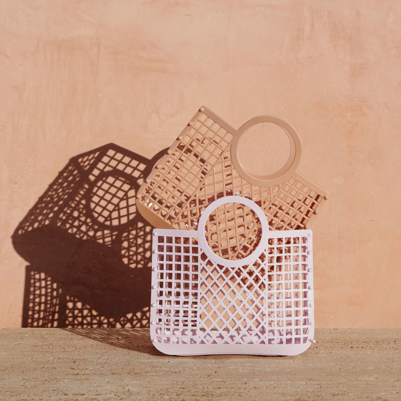 LIEWOOD Großer Korb Bloom Misty Lilac