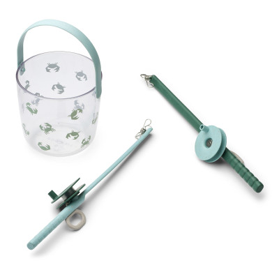 LIEWOOD Angelspiel-Set mit Eimer Cora Crab Sandy