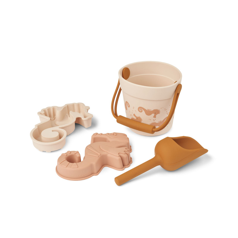 LIEWOOD Strandspiel-Set mit Förmchen und Eimer Seahorse Mini LIEWOOD Strandspiel-Set mit Förmchen und Eimer Seahorse Mini