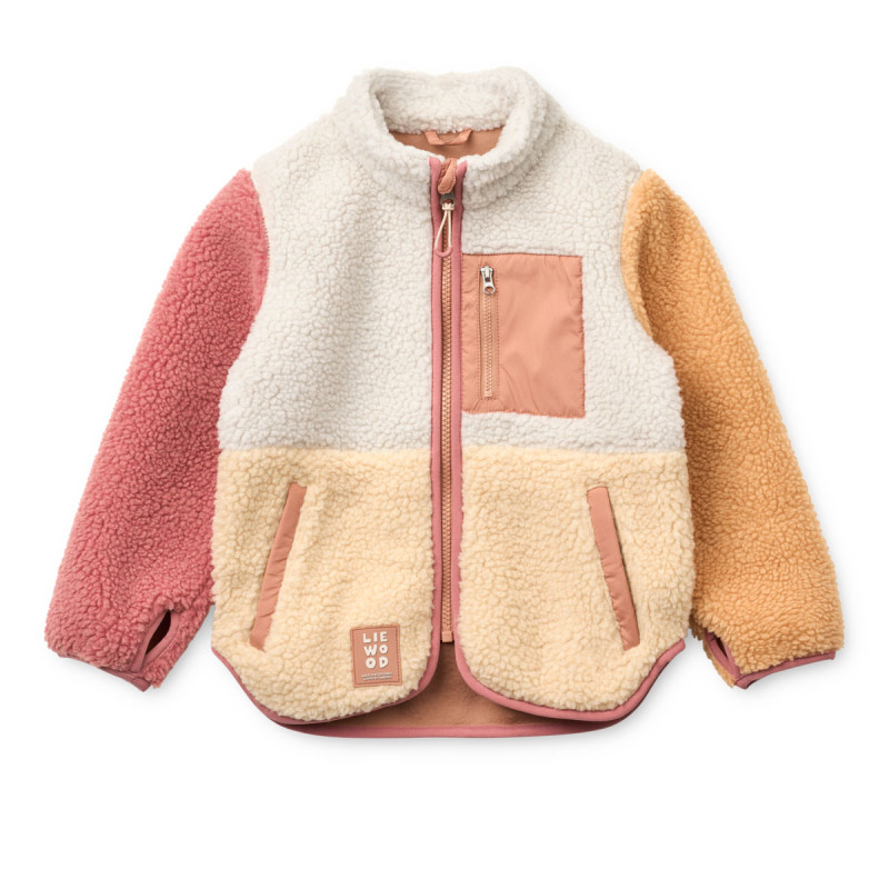 LIEWOOD Kinder Fleecejacke Nolan Apple blossom multi mix