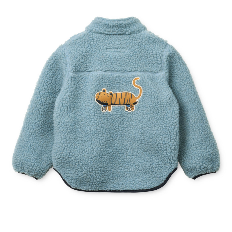 LIEWOOD Kinder Fleecejacke Nolan Beach blue