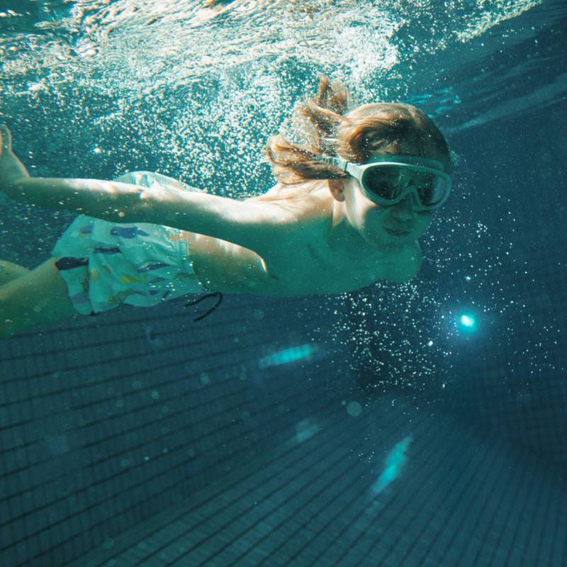 LIEWOOD Duke Badehose Boards / Light peppermint