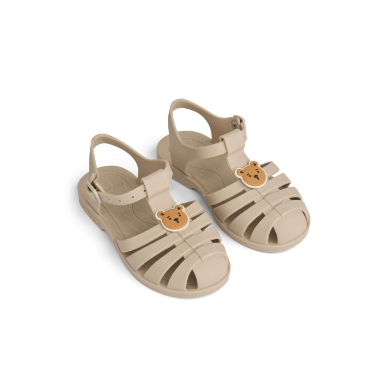 LIEWOOD Bre Beach Sandalen mit Anhängern Bear sandy