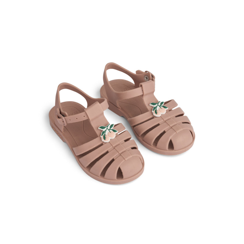 LIEWOOD Bre Beach Sandalen mit Anhängern Peach / Dark rose