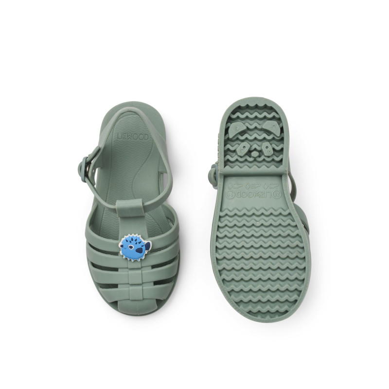 LIEWOOD Bre Beach Sandalen mit Anhängern Puffer / peppermint