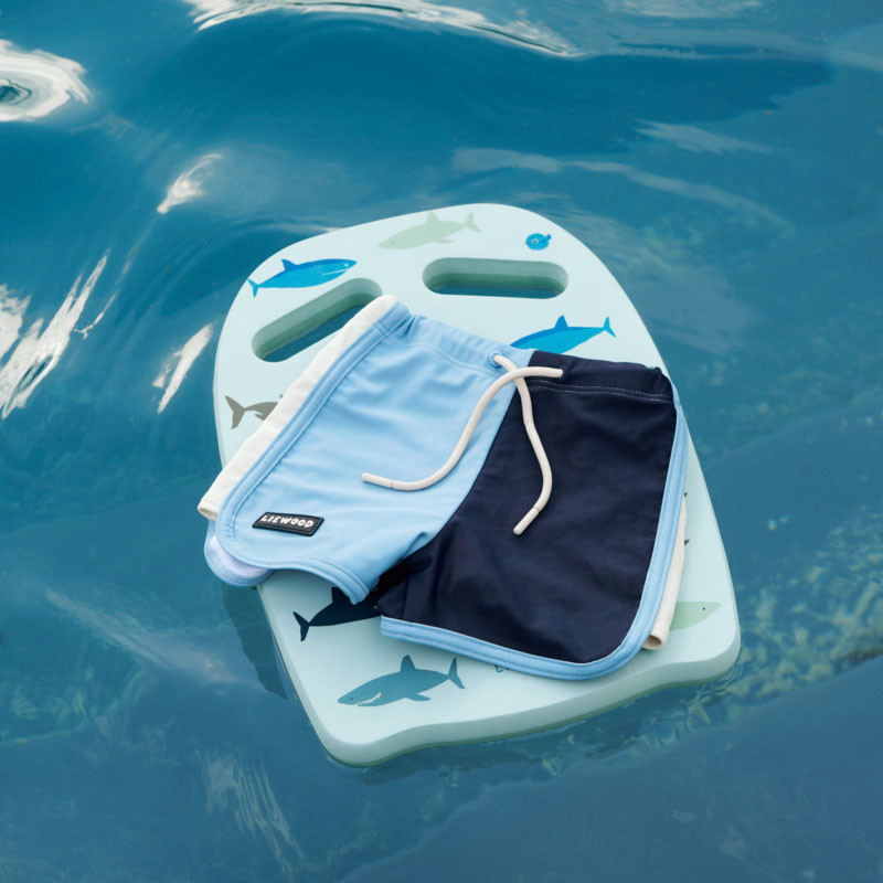 LIEWOOD Badehose Finny Beach blue mix