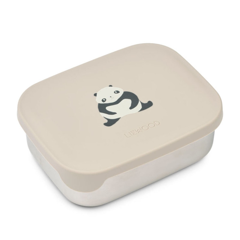 LIEWOOD Brotdose Arthur Panda / Sandy / dark grey
