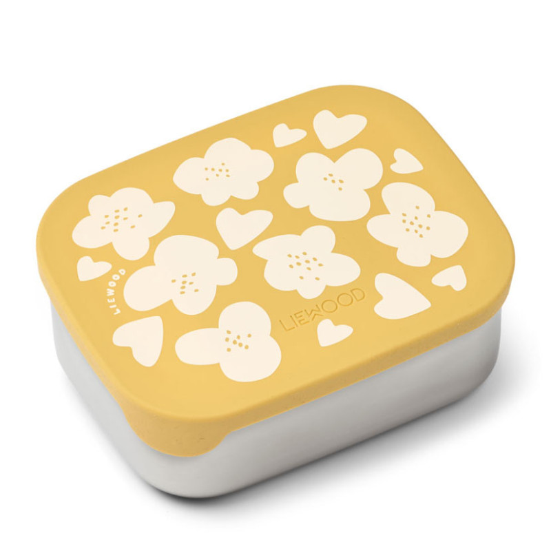LIEWOOD Brotdose Arthur Flower / Lemon yellow