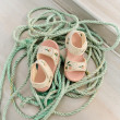 LIEWOOD Blumer Sandalen Peach / Sea shell