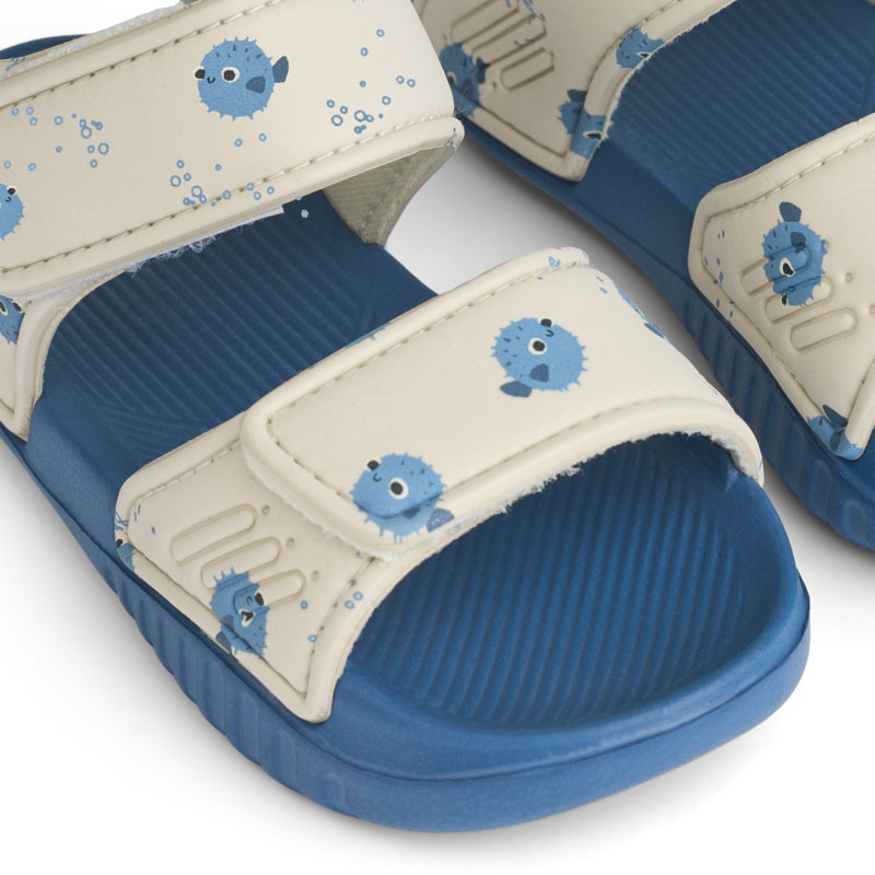 LIEWOOD Blumer Sandalen Pufferfish / Sandy