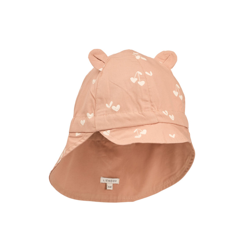 LIEWOOD Kinder Sonnenhut Gorm mit Ohren Sweethearts / Pale tuscany