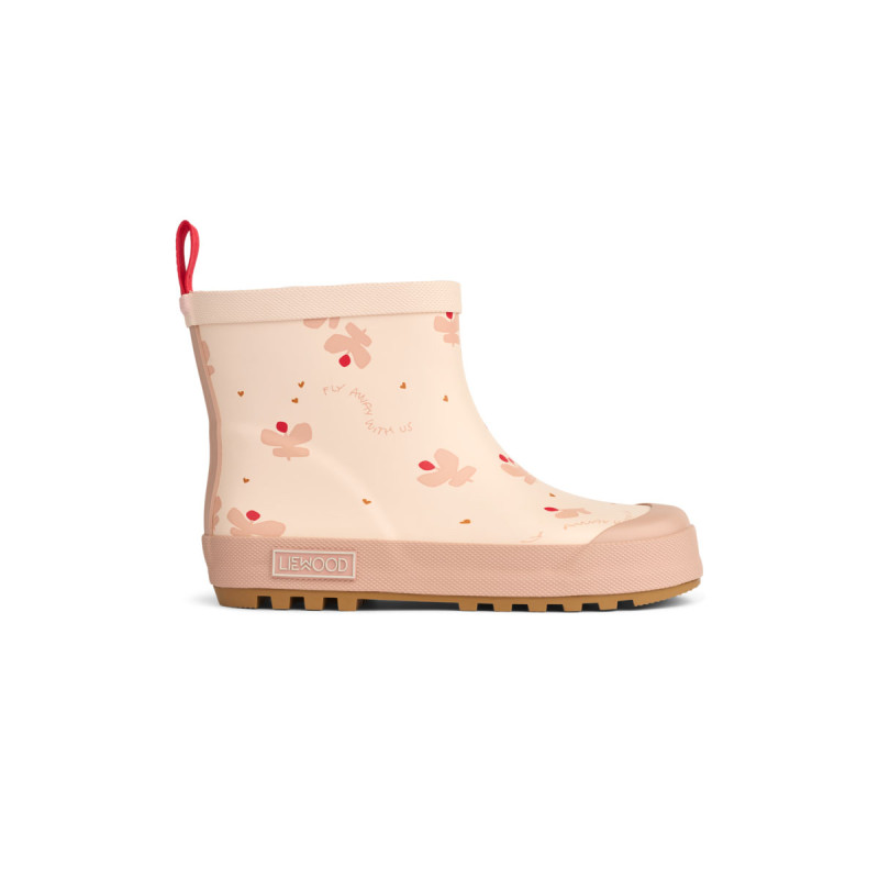 LIEWOOD kurze Regenstiefel Tekla Mini Butterfly / Apple blossom