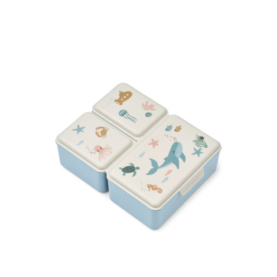 LIEWOOD Kinder Lunchbox Driss Sea creature / Sandy