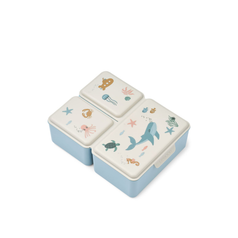 LIEWOOD Kinder Lunchbox Driss Sea creature / Sandy