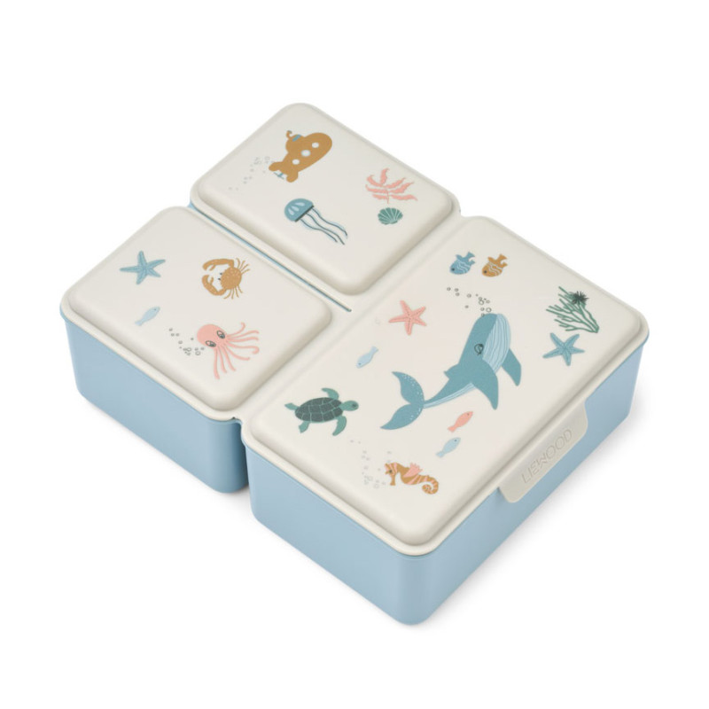 LIEWOOD Kinder Lunchbox Driss Sea creature / Sandy