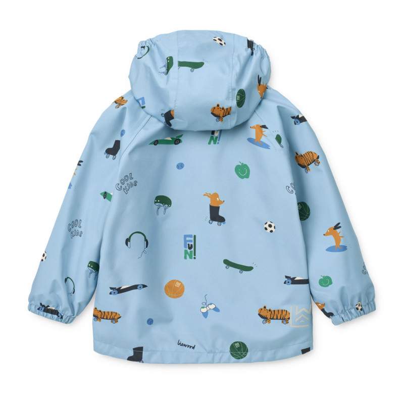 LIEWOOD Pedia wasserdichtes Set – Jacke und Hose Fun / Beach blue