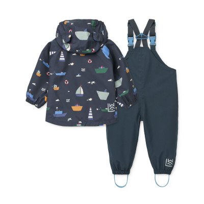 LIEWOOD Regenbekleidungsset Manu Sailing / Classic navy
