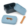LIEWOOD Kinder Lunchbox Kamil Tiger / Beach blue