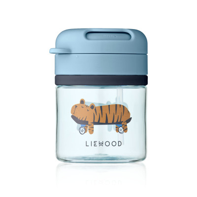 LIEWOOD Pavia Tritan-Strohhalmbecher 280 ml Fun / Beach blue