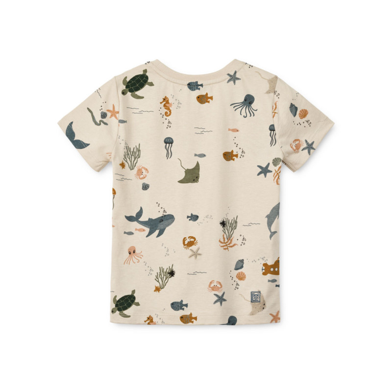 LIEWOOD Apia T-Shirt Sea Creature / Sandy