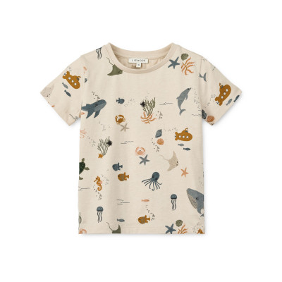 LIEWOOD Apia T-Shirt Sea Creature / Sandy