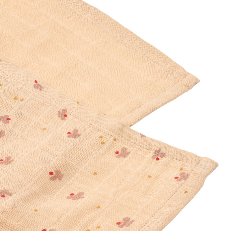 LIEWOOD Mulltücher Lewis 2er-Pack Mini butterfly / Apple blossom mix