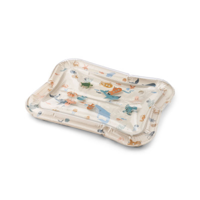 LIEWOOD aufblasbare Spielmatte Elin Sea creature / Sandy