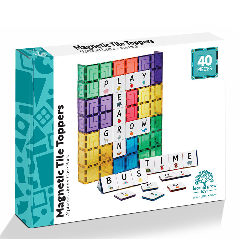 Magnetische Karten Großbuchstaben 40 Stück