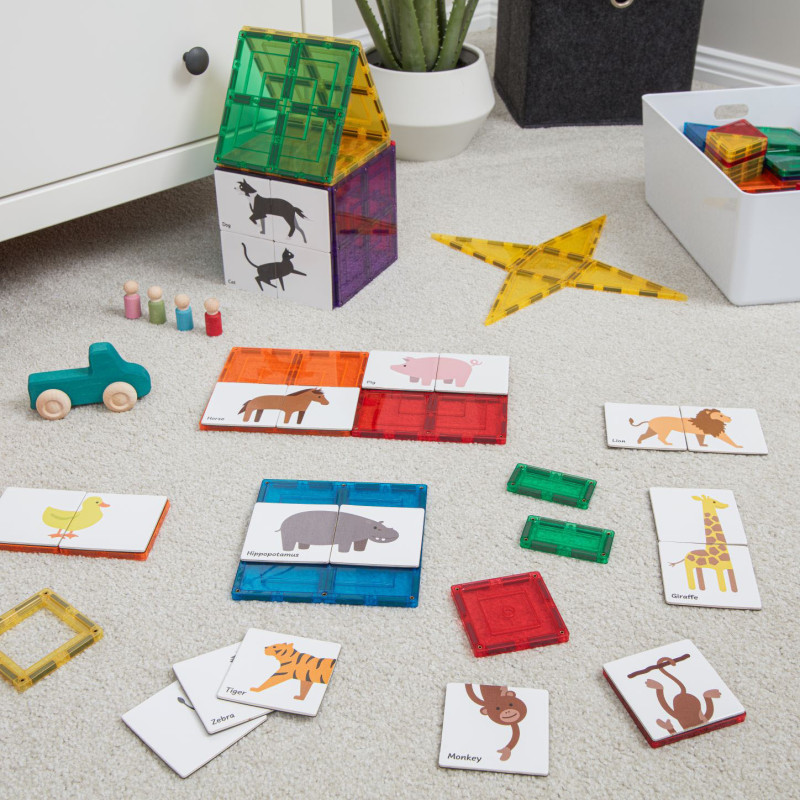 Magnetische Karten Tiere Puzzle 40 Stück