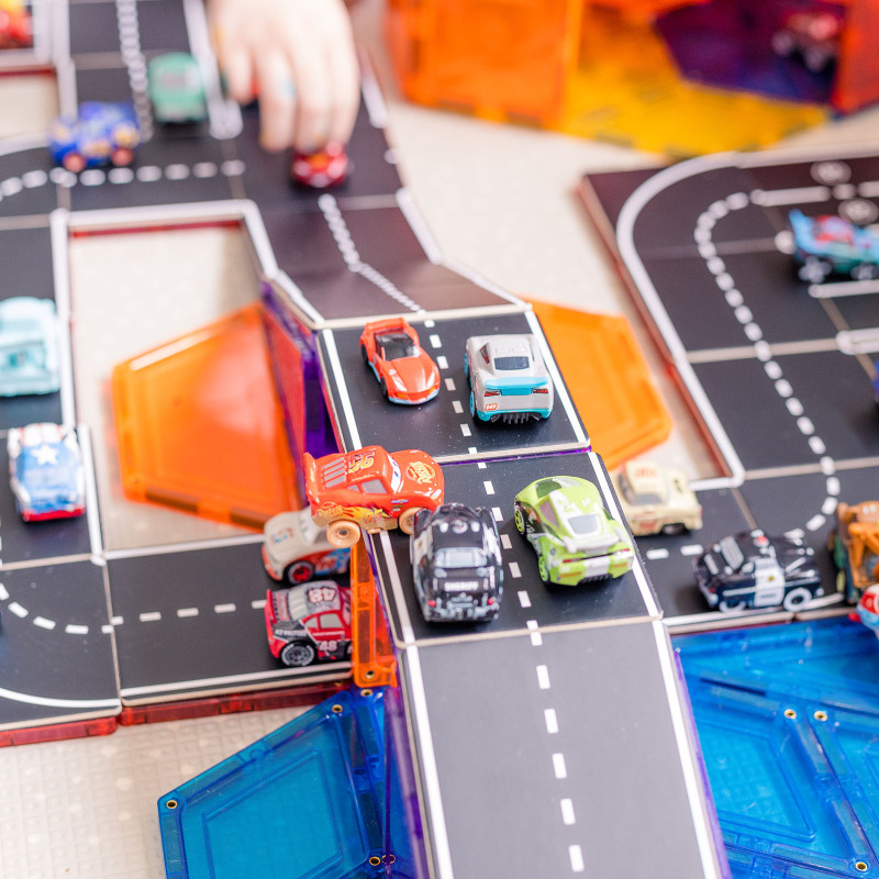 Magnetische Karten Straßen 40 Stück