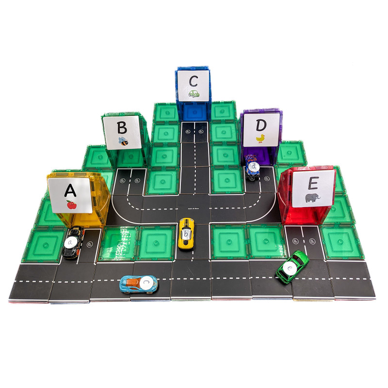 Magnetische Karten Straßen 40 Stück