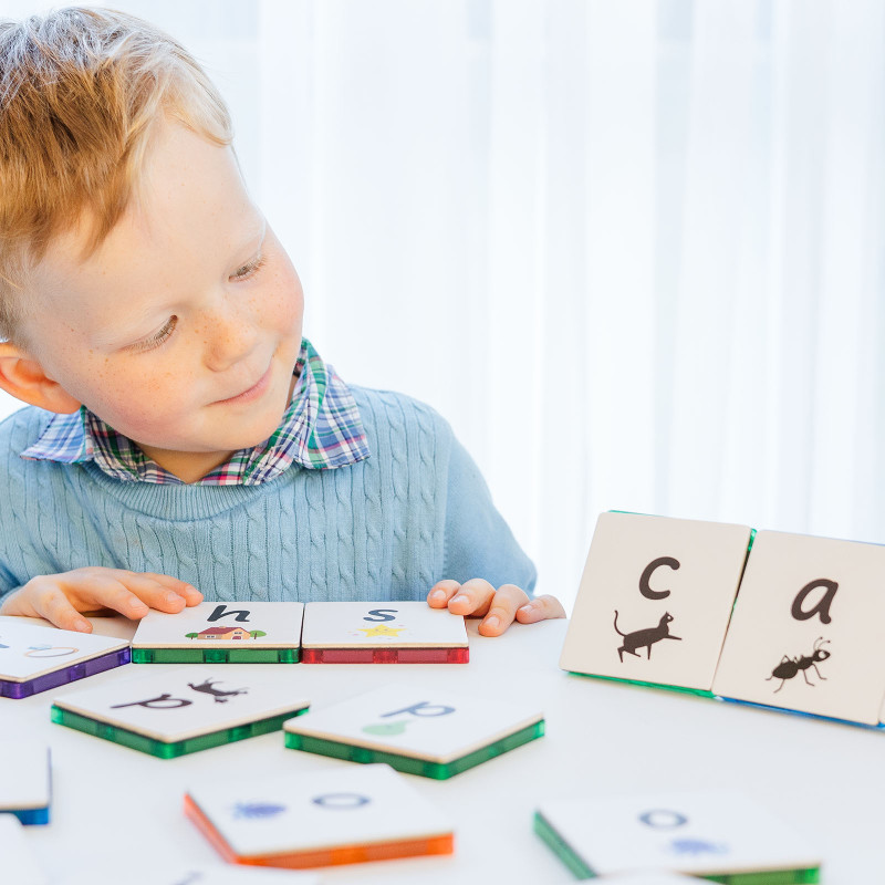 Magnetische Karten Kleinbuchstaben 40 Stück
