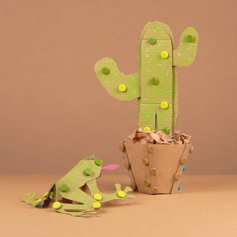 Makedo Abdeckkappen für Schrauben Wild Things