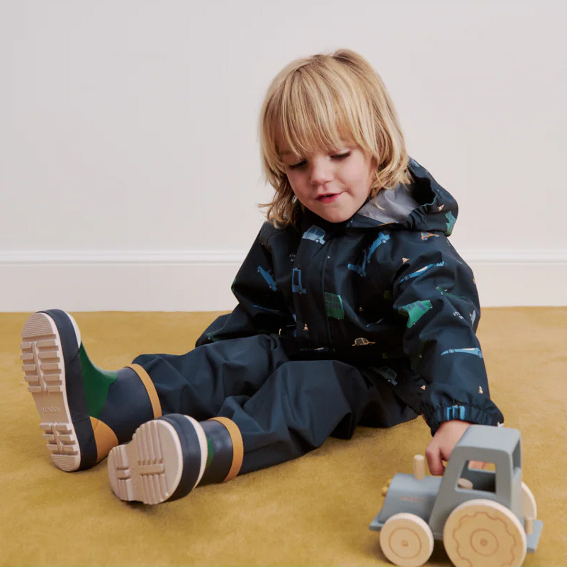 LIEWOOD gefütterte Gummistiefel Jesse Classic Navy Multi Mix