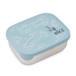 LIEWOOD Brotdose Arthur Race cars / Beach blue