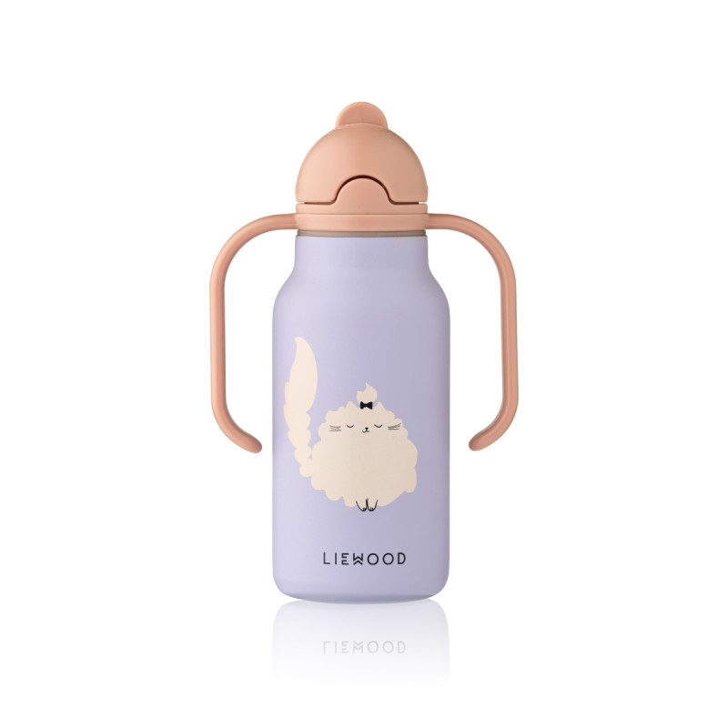 LIEWOOD Thermoflasche Kimmie 250 ml Cat / Warm lilac