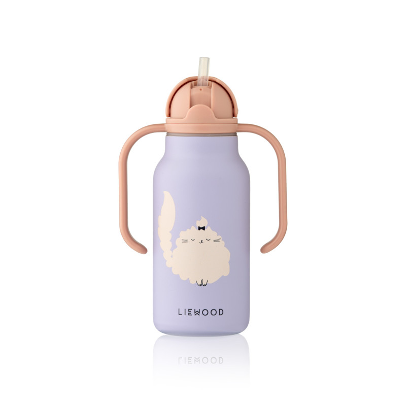 LIEWOOD Thermoflasche Kimmie 250 ml Cat / Warm lilac
