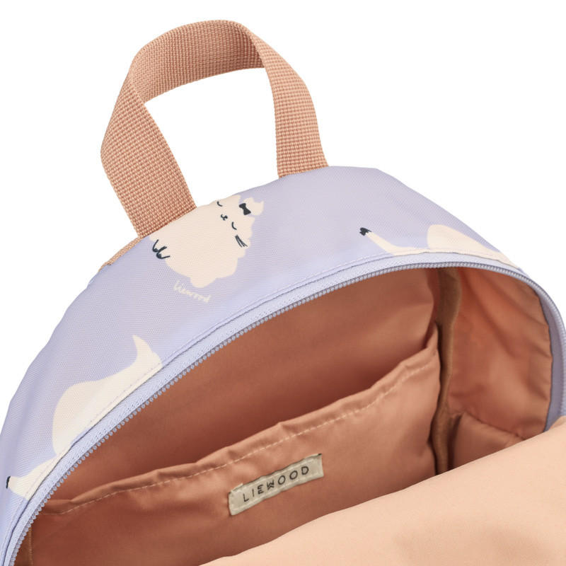 LIEWOOD Rucksack Andreas Cat / Warm lilac