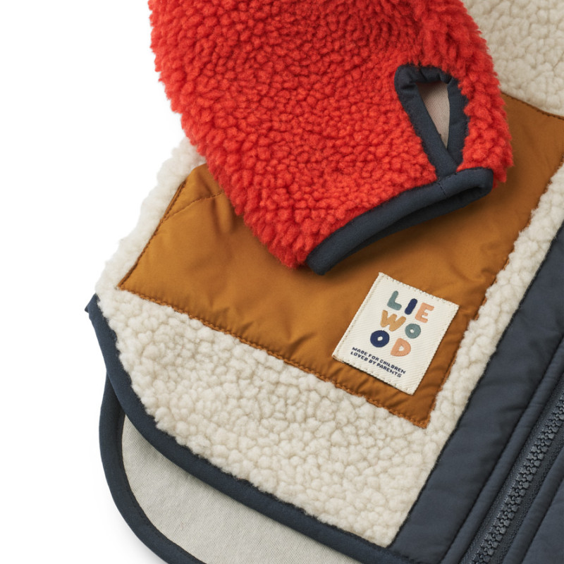 LIEWOOD Kinder Fleecejacke Noam Garden green multi mix